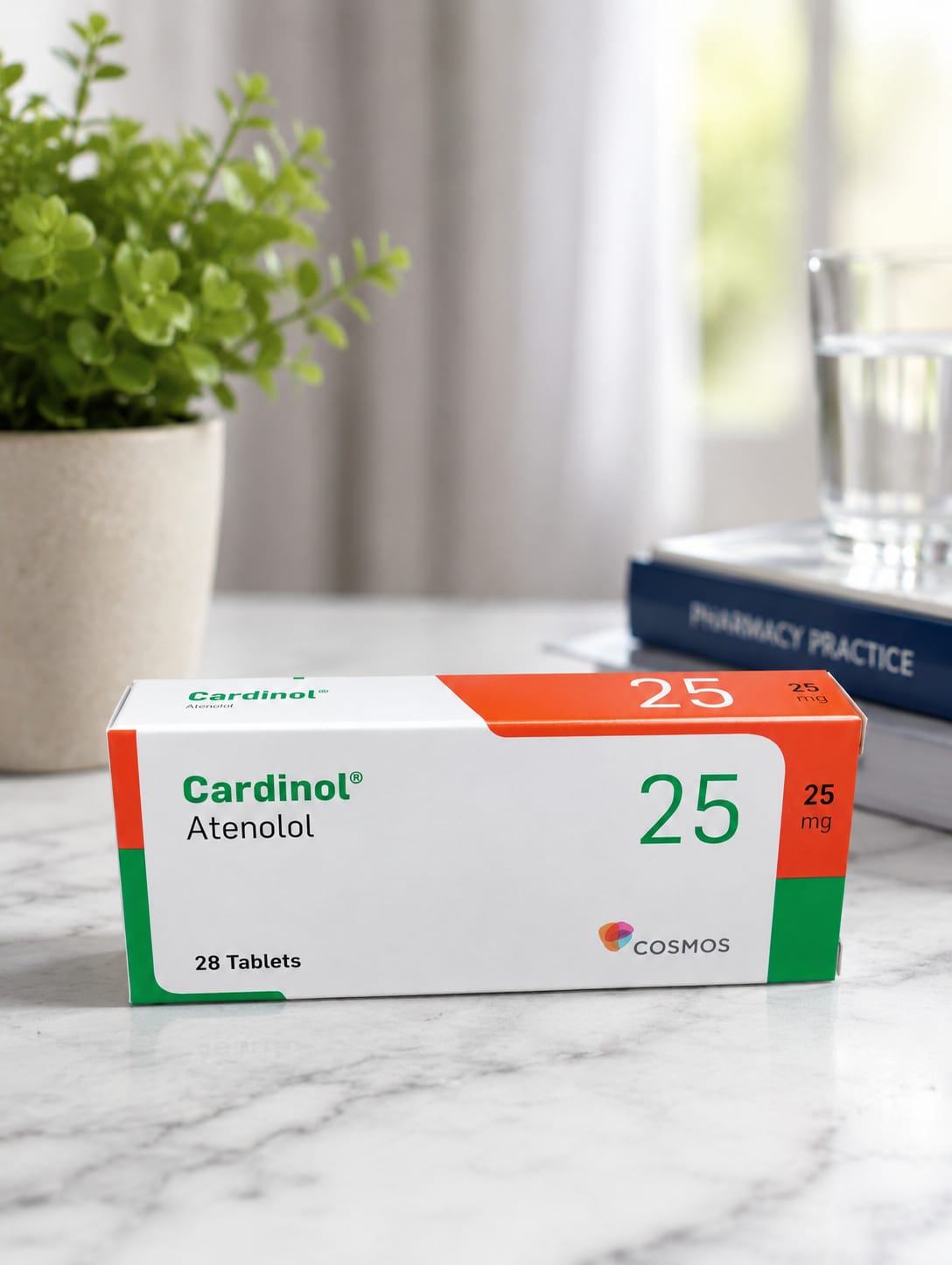 CARDINOL 25MG TABS 28S